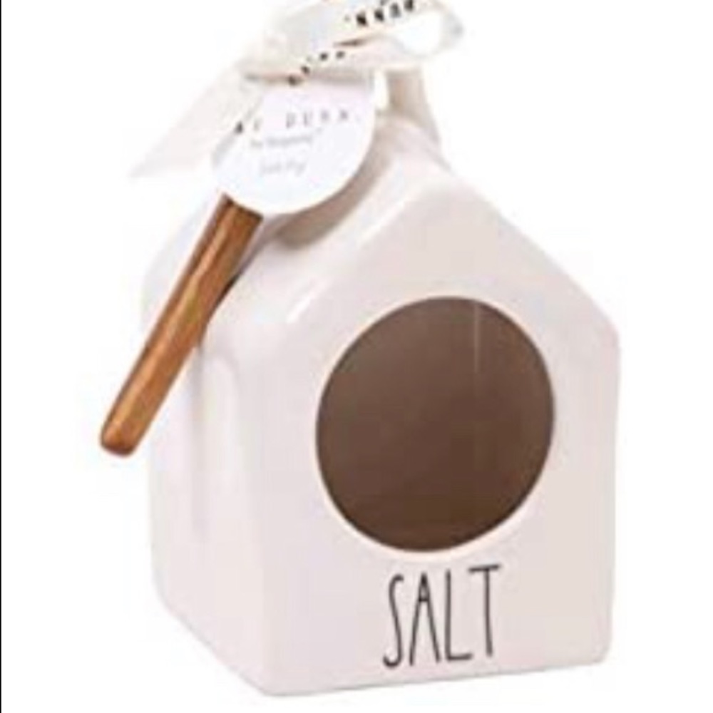 NWT Rae Dunn Salt Holder Birdhouse